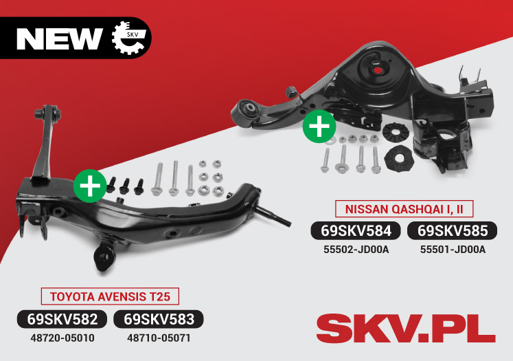 Novita SKV MUST HAVE Nissan Qashqai e Toyota Avensis